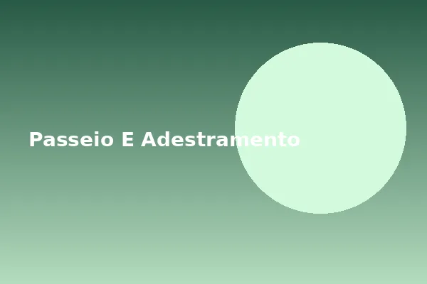 Cão no passeio com peitoral e guia