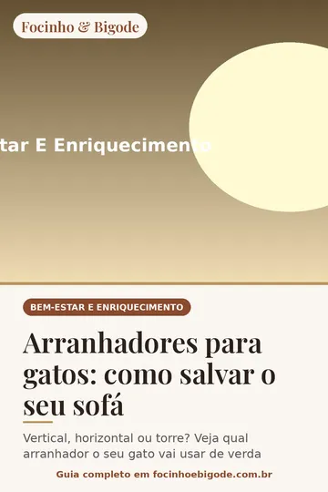 Capa vertical do guia: Arranhadores para gatos: como salvar o seu sofá